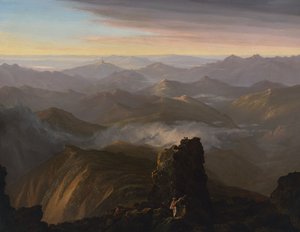 Blick vom Gipfel des Mount Washington, N.H. von Thomas Cole