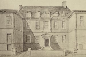 Sir John Houblons Haus von Thomas Colman (after) Dibdin
