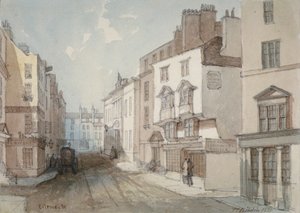 Coleman Street, City of London von Thomas Colman Dibdin