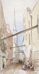 Huggin Lane, City of London, 1851