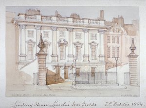 Ansicht von Lindsey House, Lincoln