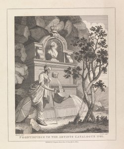 Frontispiz zum Katalog des Künstlers, 1761