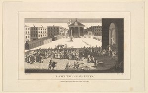 Richs Ruhm oder sein triumphaler Einzug in Covent Garden, Dezember 1732, 1. November 1809 von Thomas Cook