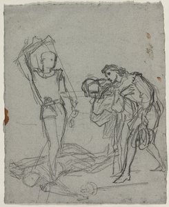 Duell nach dem Maskenball, ca. 1857