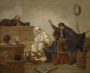 Pierrot im Strafgericht von Thomas Couture