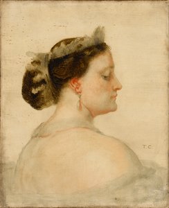 Porträt von Mathilde Bonaparte 1820-1904, französische Prinzessin von Thomas Couture