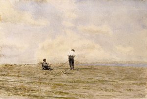 Das Netz flicken, 1882 von Thomas Cowperthwait Eakins