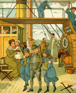 Überquerung des Kanals von Thomas Crane