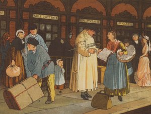Unterwegs von Caen nach Paris: ein Bahnhof von Thomas Crane