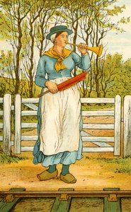 Zugwärter in Nordfrankreich von Thomas Crane