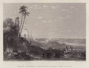 Ruinen zwischen Futtipur, Sikri und Biana von Thomas Creswick