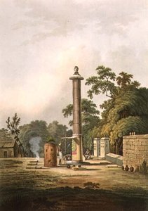 Ein Hindutempel, graviert von Joseph Constantine Stadler von Thomas Daniell