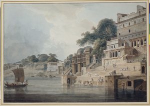Dasasvamedha Ghat, Benares von Thomas Daniell