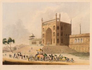 Östliches Tor der Jummah Musjid, Delhi