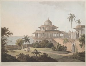 Die Chalees Satoon im Fort von Allahabad am Fluss Jumna von Thomas Daniell