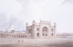 Das Tor des Taj Mahal, Agra, Uttar Pradesh