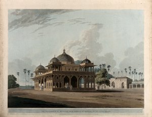 Das Mausoleum von Mucdoom Shah Dowlut in Moneah