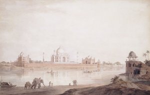Das Taj Mahal, Agra, Uttar Pradesh, 1789