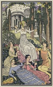 Illustration für Das Dekameron von Boccaccio