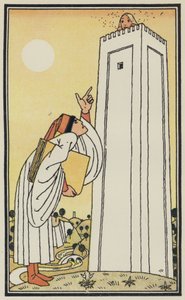 Illustration für das Decameron von Boccaccio (Farblithografie)