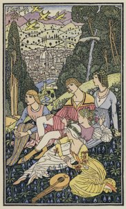 Illustration für Das Dekameron von Boccaccio