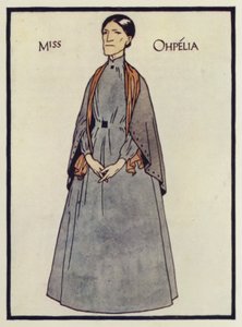 Miss Ophelia, eine Figur aus Onkel Toms Hütte
