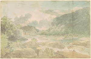 Harpers Ferry von unten, um 1825-26 von Thomas Doughty