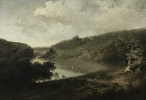 Blick auf einen See, um 1830