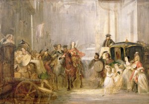 Prinz Charles Edward Stuart betritt Edinburgh von Thomas Duncan