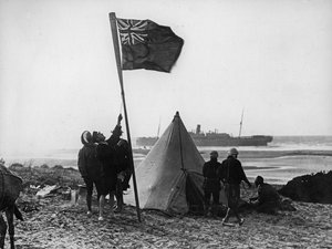 Wrack der Delhi an der marokkanischen Küste, Dezember 1911
