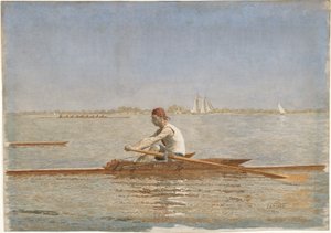 John Biglin in einem Einerruder, 1873