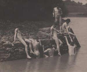 Studie für "Schwimmen" von Thomas Eakins