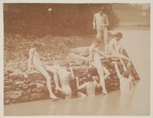 Studie zum Schwimmen, 1883 von Thomas Eakins