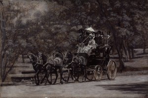 Die Fairman Rogers Four-In-Hand (Ein Maivormittag im Park) von Thomas Eakins