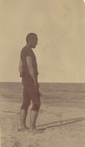 [Thomas Eakins im Badeanzug], 1880er Jahre