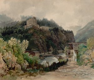 Ansicht von Schloss Landeck in Tirol