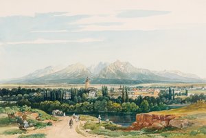 Schloss Lomnitz und die Tatra in Ungarn von Thomas Ender