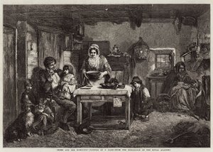 Heim und die Obdachlosen von Thomas Faed