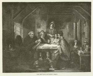 Der Samstagabend des Landmanns von Thomas Faed