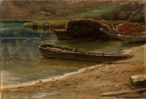Bei der Bank, Winkel in der Schweiz von Thomas Fearnley