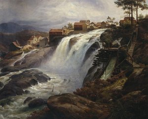 Haugfoss von Thomas Fearnley