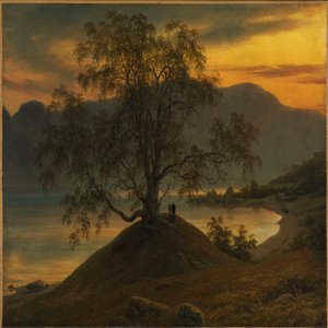 Alter Birkenbaum am Sognefjord von Thomas Fearnley