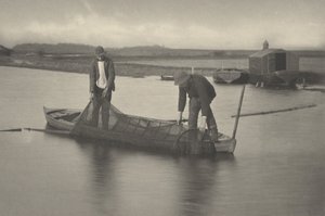 Das Aufnehmen des Aalnetzes, 1886