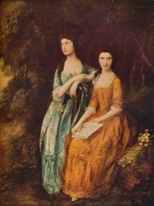 Elizabeth und Mary Linley, um 1772 von Thomas Gainsborough