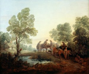 Zum Markt gehen, ca. 1770 von Thomas Gainsborough