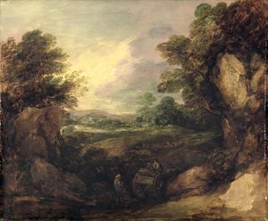 Landschaft mit Figuren, ca. 1786 von Thomas Gainsborough