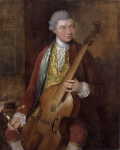 Porträt von Carl Friedrich Abel (1723-1787) von Thomas Gainsborough