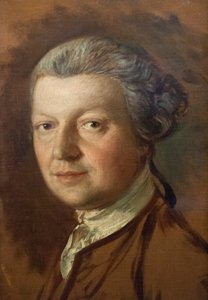 Porträt von Joshua Kirby (1716-1774), um 1754-56 von Thomas Gainsborough
