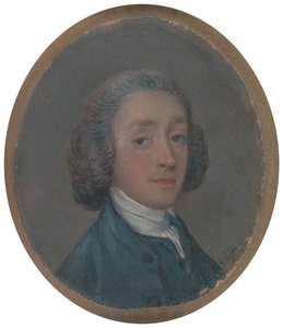 Porträt eines jungen Mannes mit gepudertem Haar, ca. 1750 von Thomas Gainsborough