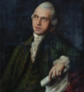 Porträt des Komponisten und Geigers Antonín Kammel 1730-1784, ca. 1768
